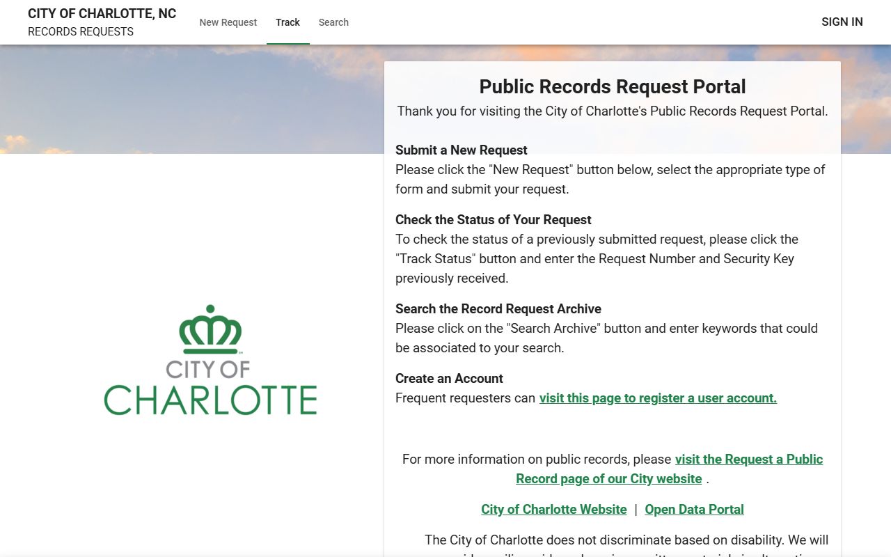 Charlotte phone directory public records portal
