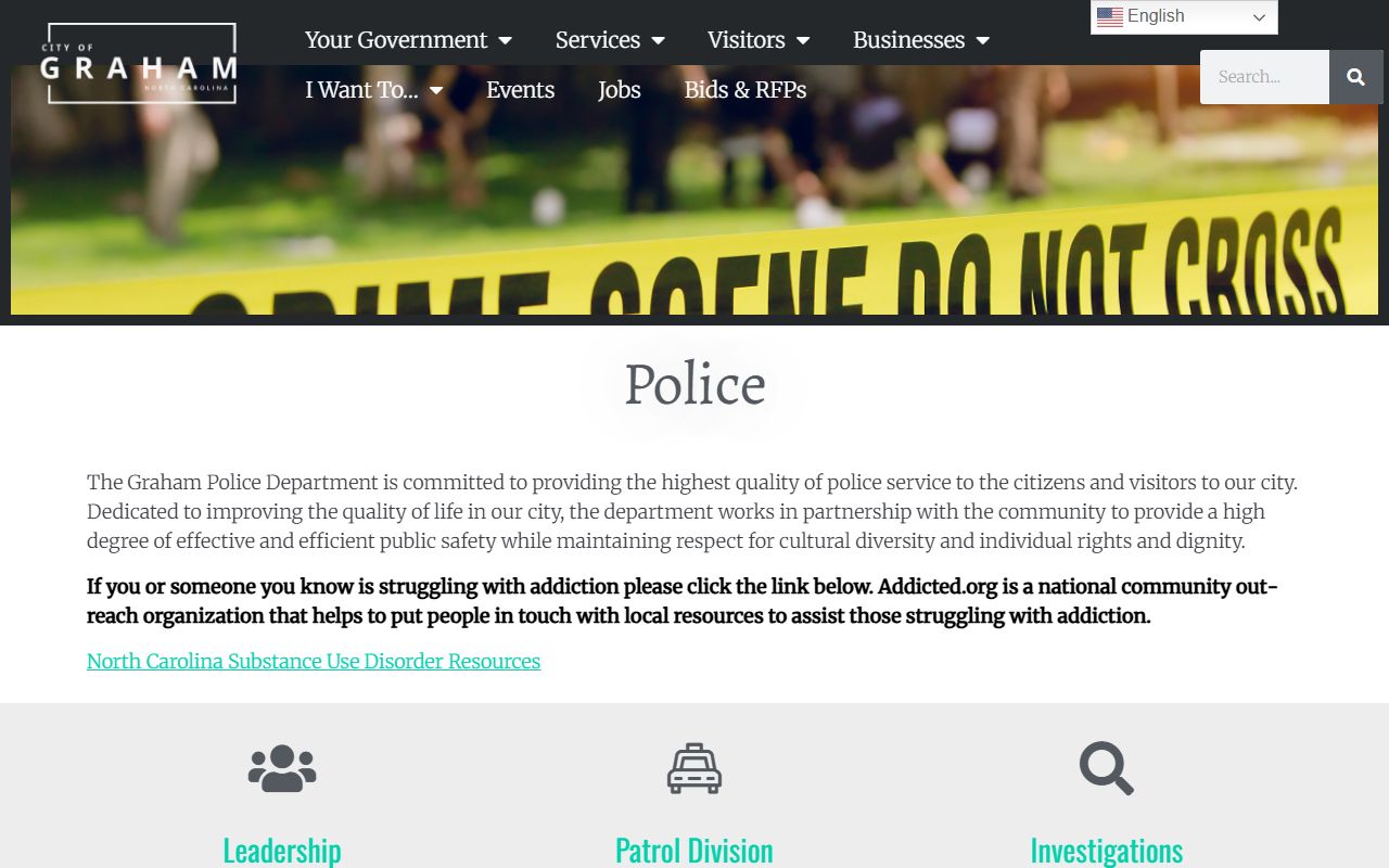 Graham phone directory police department contacts