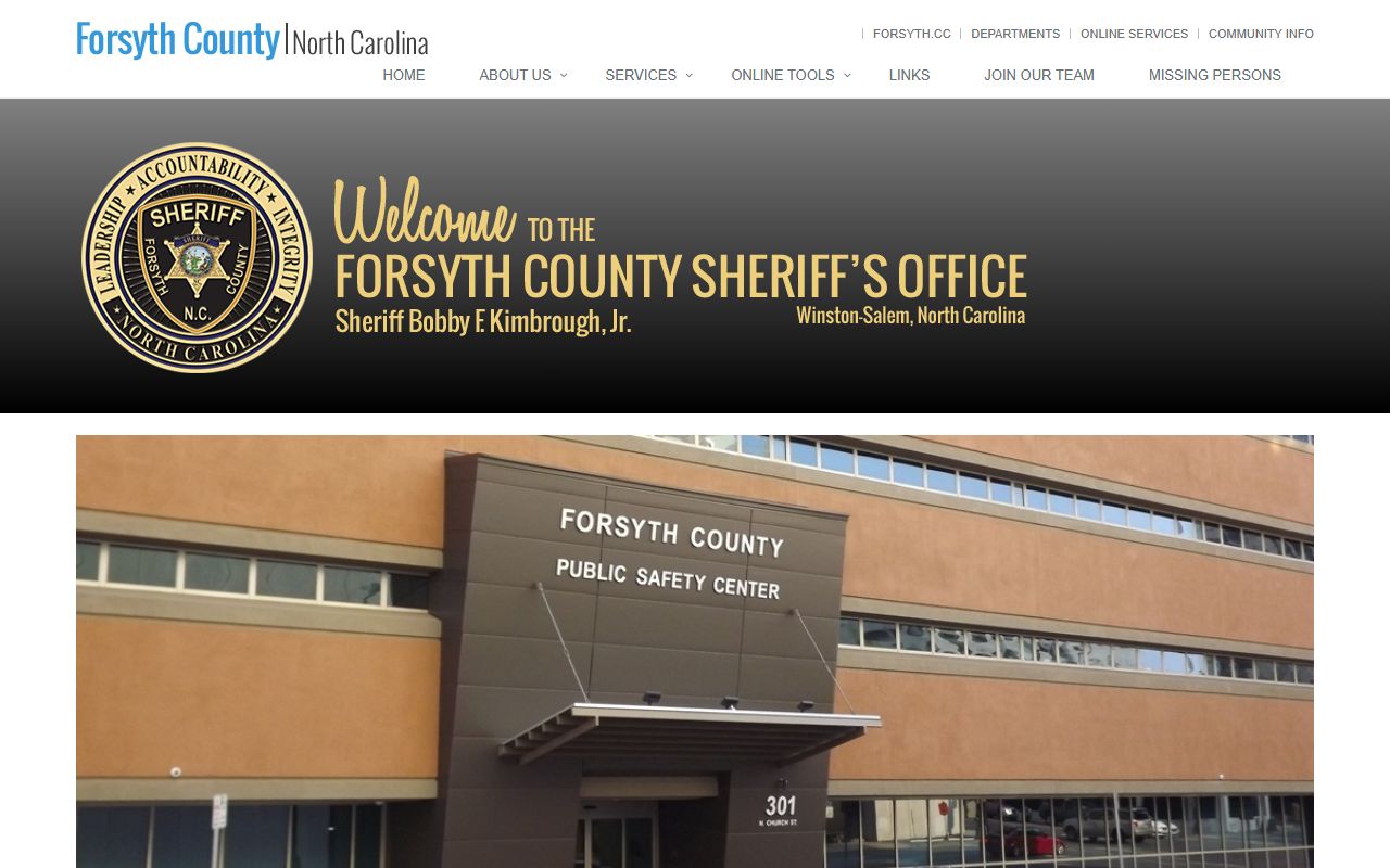 Forsyth County Sheriff phone directory