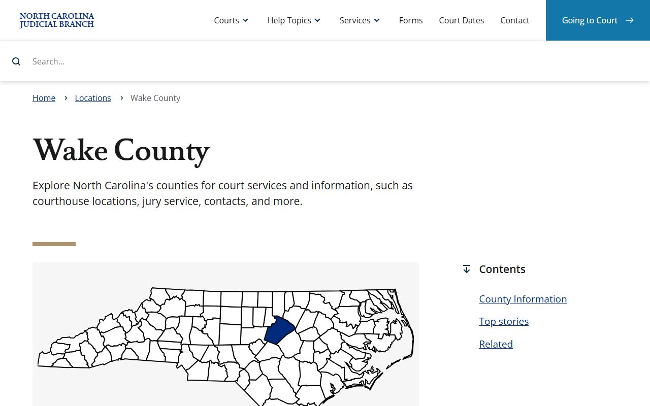Wake County clerk of court phone directory